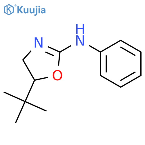 2-Oxazolamine, 5-(1,1-dimethylethyl)-4,5-dihydro-N-phenyl- structure