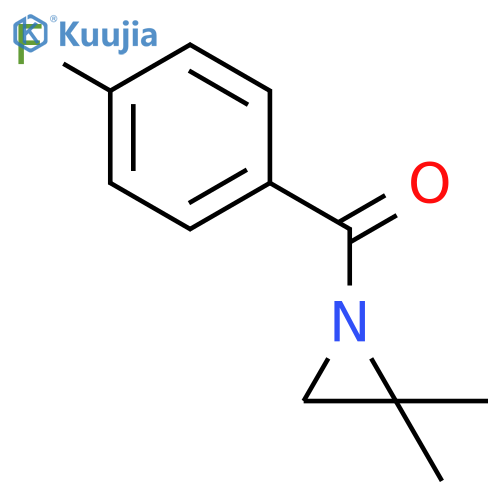 Aziridine, 1-(4-fluorobenzoyl)-2,2-dimethyl- structure