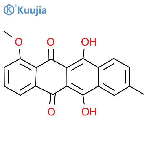 6,11-Dihydroxy-1-methoxy-8-methyl-5,12-naphthacenedione structure