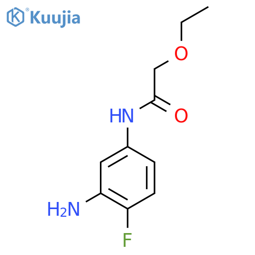 N-(3-Amino-4-fluorophenyl)-2-ethoxyacetamide structure