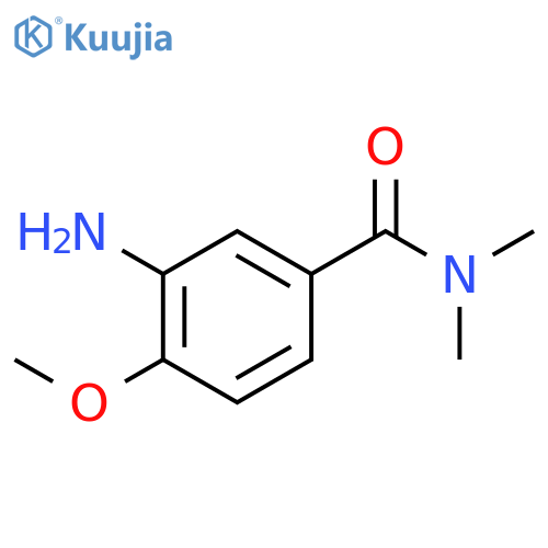 3-Amino-4-methoxy-N,N-dimethylbenzamide structure