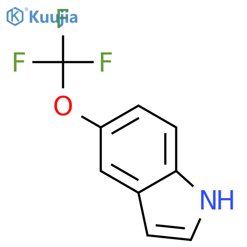 5-(trifluoromethoxy)-2,3-dihydro-1H-indole structure