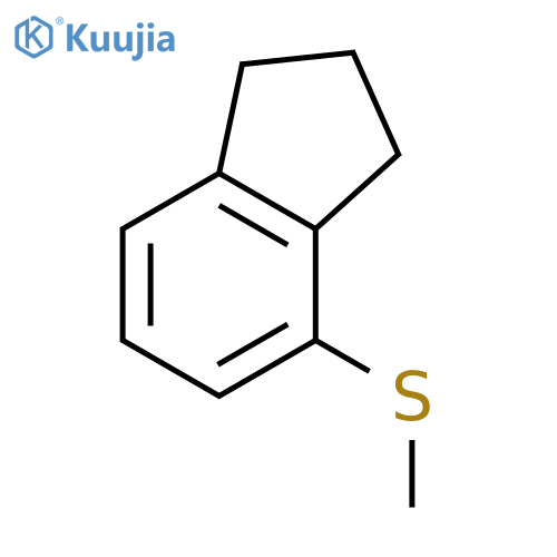 1H-Indene, 2,3-dihydro-4-(methylthio)- structure