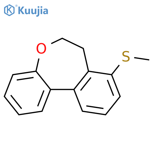 Dibenz[b,d]oxepin, 6,7-dihydro-8-(methylthio)- structure