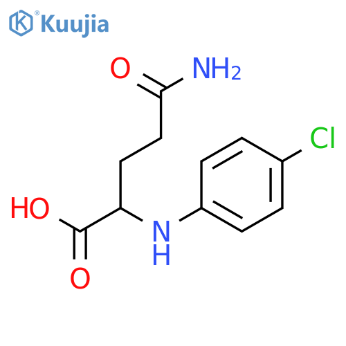 L-Glutamine, N-(4-chlorophenyl)- structure