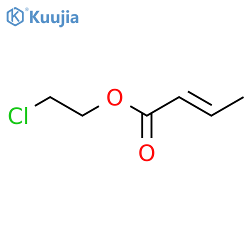 2-Butenoic acid, 2-chloroethyl ester structure