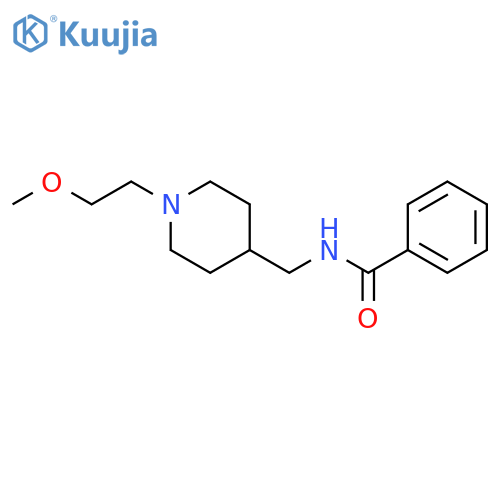 N-{1-(2-methoxyethyl)piperidin-4-ylmethyl}benzamide structure