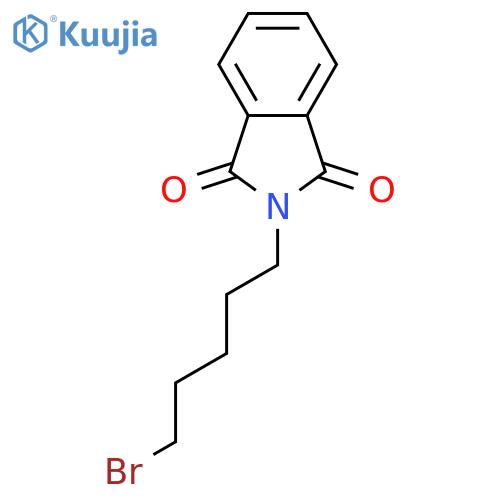 N-(5-Bromopentyl)phthalimide structure
