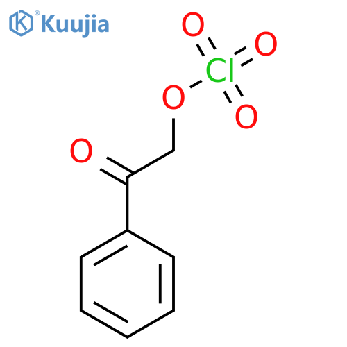Perchloric acid, 2-oxo-2-phenylethyl ester structure