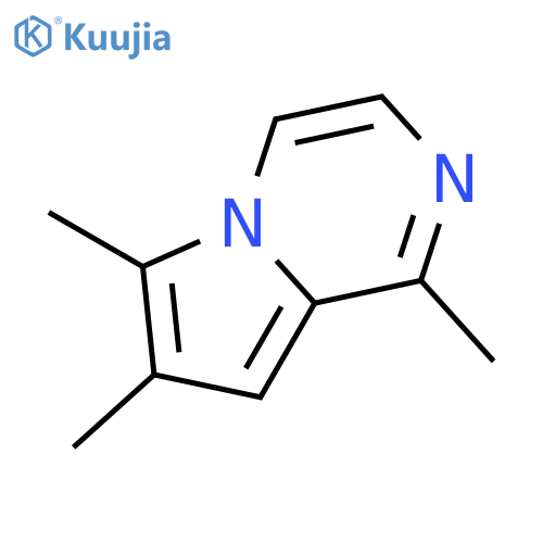 Pyrrolo[1,2-a]pyrazine, 1,6,7-trimethyl- structure