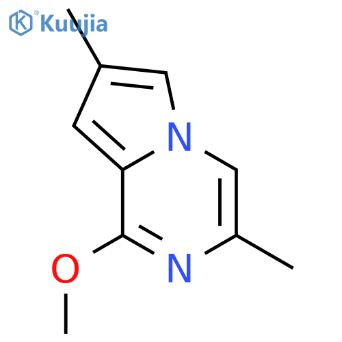 Pyrrolo[1,2-a]pyrazine,1-methoxy-3,7-dimethyl- structure