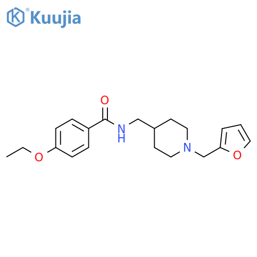 4-ethoxy-N-({1-(furan-2-yl)methylpiperidin-4-yl}methyl)benzamide structure