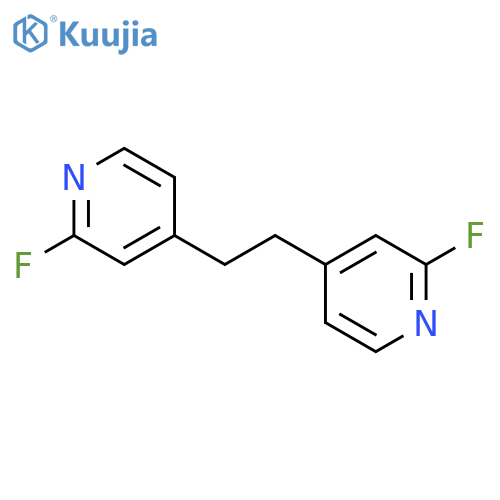 Pyridine, 4,4'-(1,2-ethanediyl)bis[2-fluoro- structure