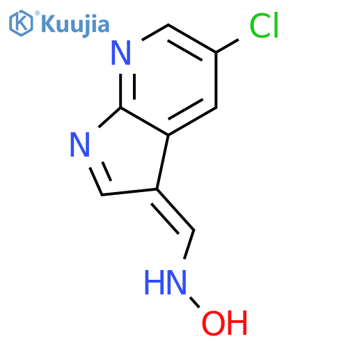 1H-Pyrrolo[2,3-b]pyridine-3-carboxaldehyde, 5-chloro-, oxiMe structure