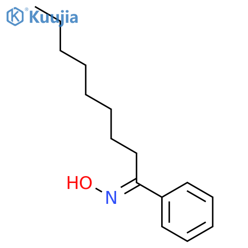 1-Nonanone, 1-phenyl-, oxime structure