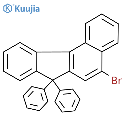 5-Bromo-7,7-diphenyl-7H-benzo[c]fluorene structure