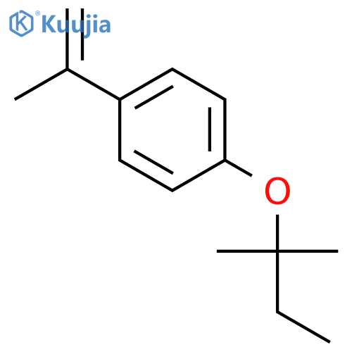 1-[(2-Methylbutan-2-yl)oxy]-4-(prop-1-en-2-yl)benzene structure