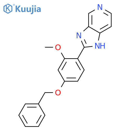 1H-Imidazo[4,5-c]pyridine, 2-[2-methoxy-4-(phenylmethoxy)phenyl]- structure