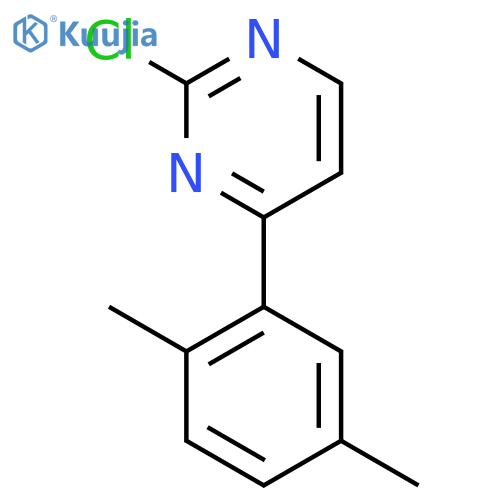 2-Chloro-4-(2,5-dimethylphenyl)pyrimidine structure