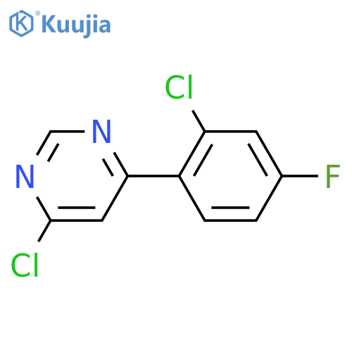 4-Chloro-6-(2-chloro-4-fluorophenyl)pyrimidine structure