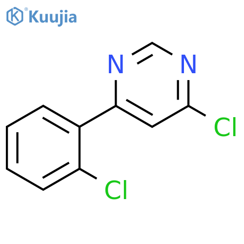 4-chloro-6-(2-chlorophenyl)pyrimidine structure
