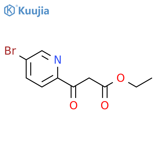 ethyl 3-(5-bromopyridin-2-yl)-3-oxopropanoate structure
