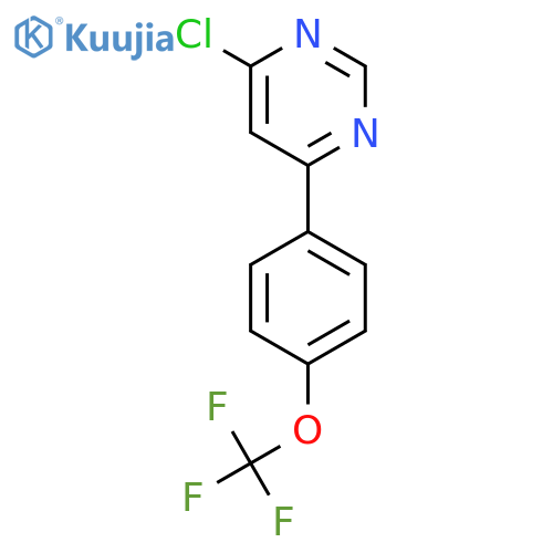 4-Chloro-6-(4-trifluoromethoxy-phenyl)-pyrimidine structure