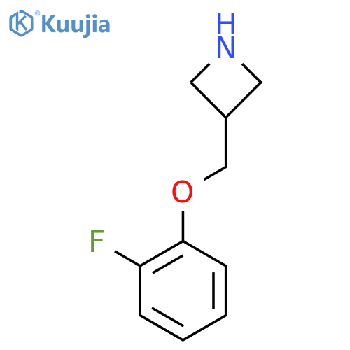 3-[(2-fluorophenoxy)methyl]azetidine structure