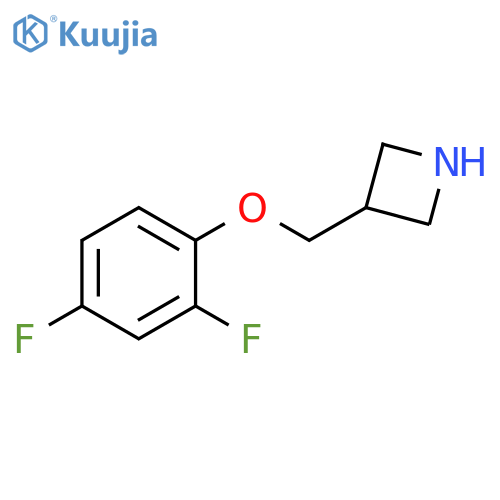 3-[(2,4-difluorophenoxy)methyl]azetidine structure