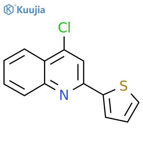 4-chloro-2-thiophen-2-ylquinoline structure