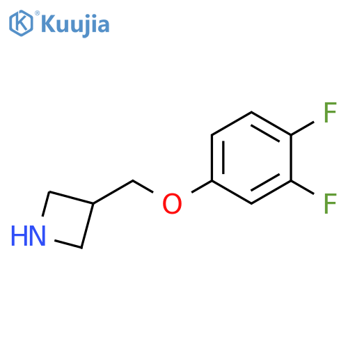 3-[(3,4-difluorophenoxy)methyl]azetidine structure