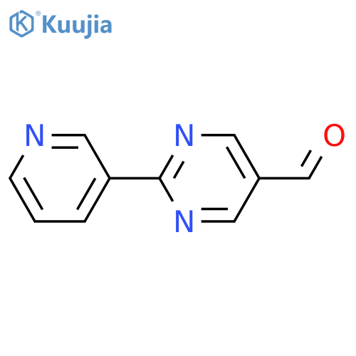 2-(pyridin-3-yl)pyrimidine-5-carbaldehyde structure