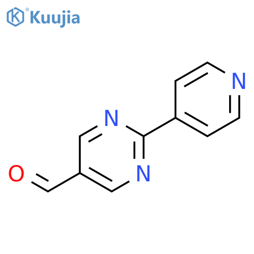 2-pyridin-4-ylpyrimidine-5-carbaldehyde structure