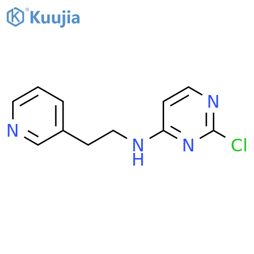 2-chloro-N-2-(pyridin-3-yl)ethylpyrimidin-4-amine structure
