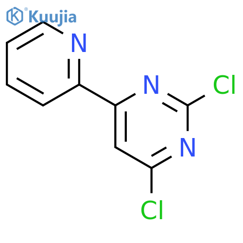 2,4-dichloro-6-(pyridin-2-yl)pyrimidine structure