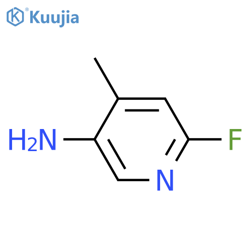6-Fluoro-4-methylpyridin-3-amine structure