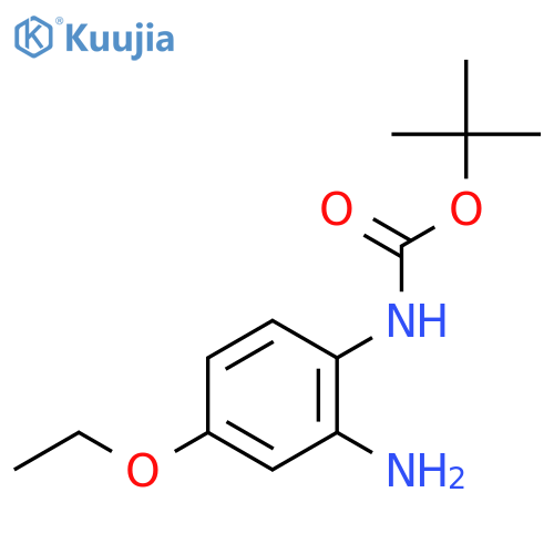 (2-AMINO-4-ETHOXY-PHENYL)-CARBAMIC ACID TERT-BUTYL ESTER structure