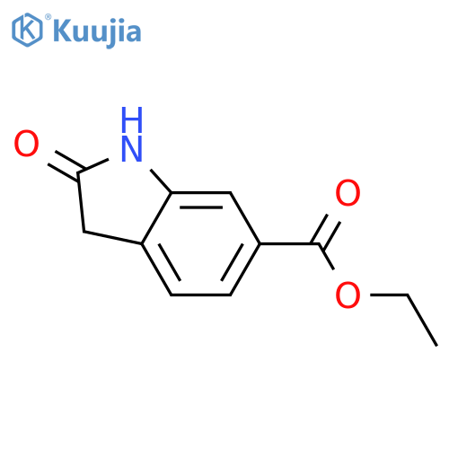 ethyl 2-oxoindoline-6-carboxylate structure