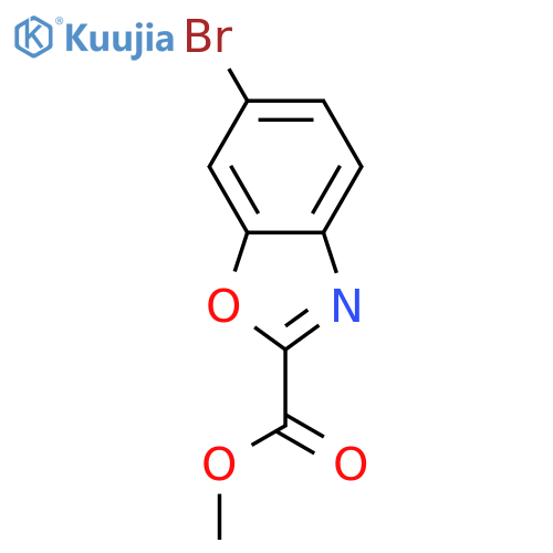 methyl 6-bromo-1,3-benzoxazole-2-carboxylate structure
