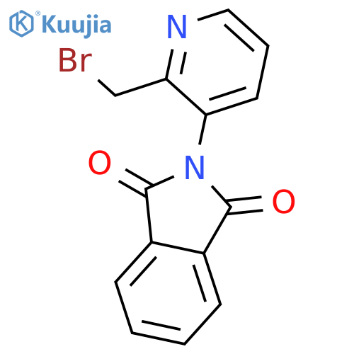 2-BROMOMETHYL-3-PHTHALIMIDO-PYRIDINE structure