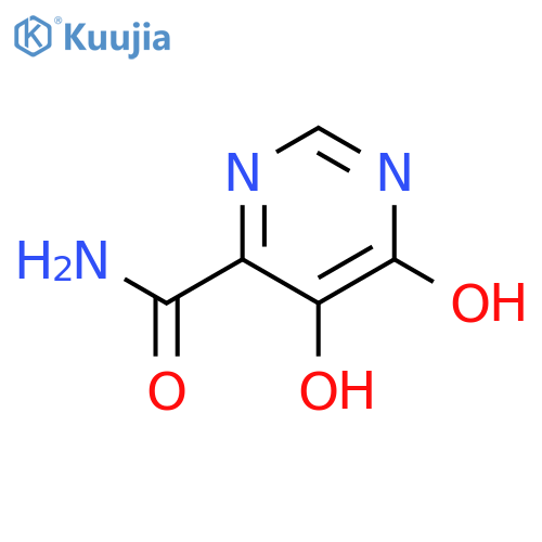 5-hydroxy-4-oxo-1H-pyrimidine-6-carboxamide structure