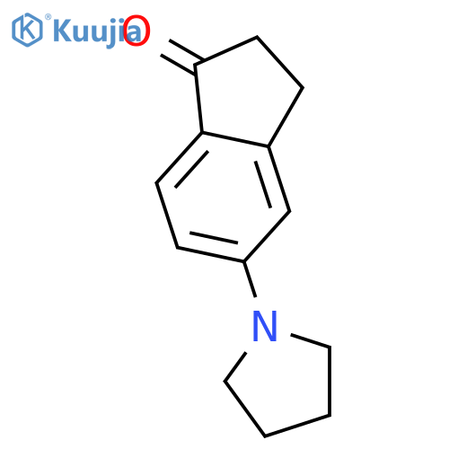 5-(Pyrrolidin-1-yl)-2,3-dihydro-1H-inden-1-one structure