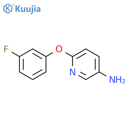 6-(3-fluorophenoxy)pyridin-3-amine structure