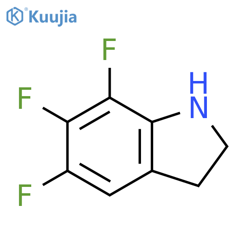 5,6,7-Trifluoroindoline structure