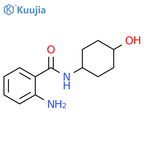 2-amino-N-(4-hydroxycyclohexyl)benzamide structure