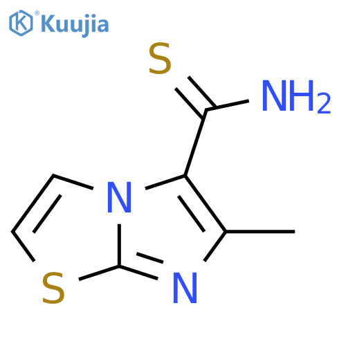 6-methylimidazo2,1-b1,3thiazole-5-carbothioamide structure