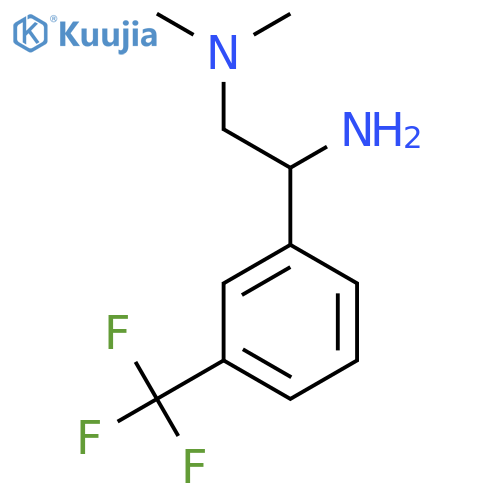 {2-amino-2-3-(trifluoromethyl)phenylethyl}dimethylamine structure