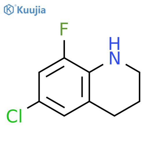 6-chloro-8-fluoro-1,2,3,4-tetrahydroquinoline structure