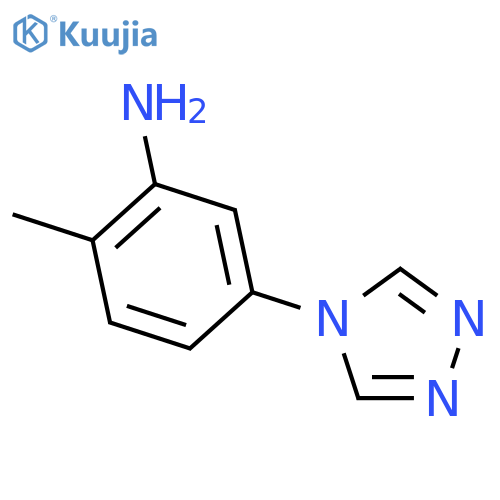 2-Methyl-5-(4H-1,2,4-triazol-4-yl)aniline structure