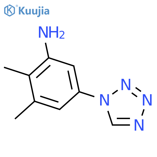 2,3-dimethyl-5-(1H-tetrazol-1-yl)aniline structure